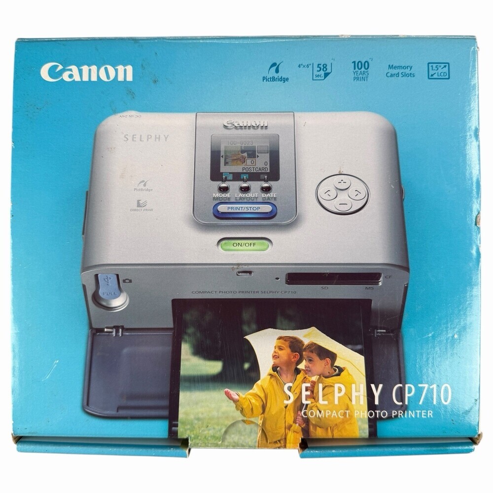Canon Selphy CP710 Compact Photo Printer - No Power Supply or Tray  *PARTS*